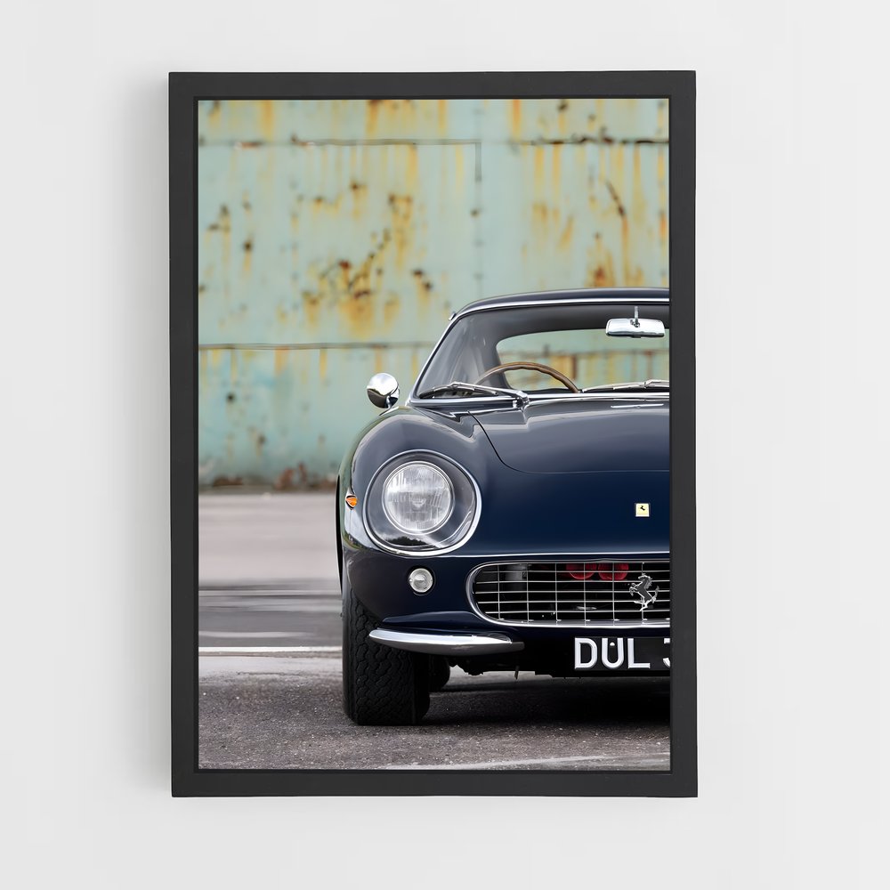 Poster Ferrari Noir (vue 2)